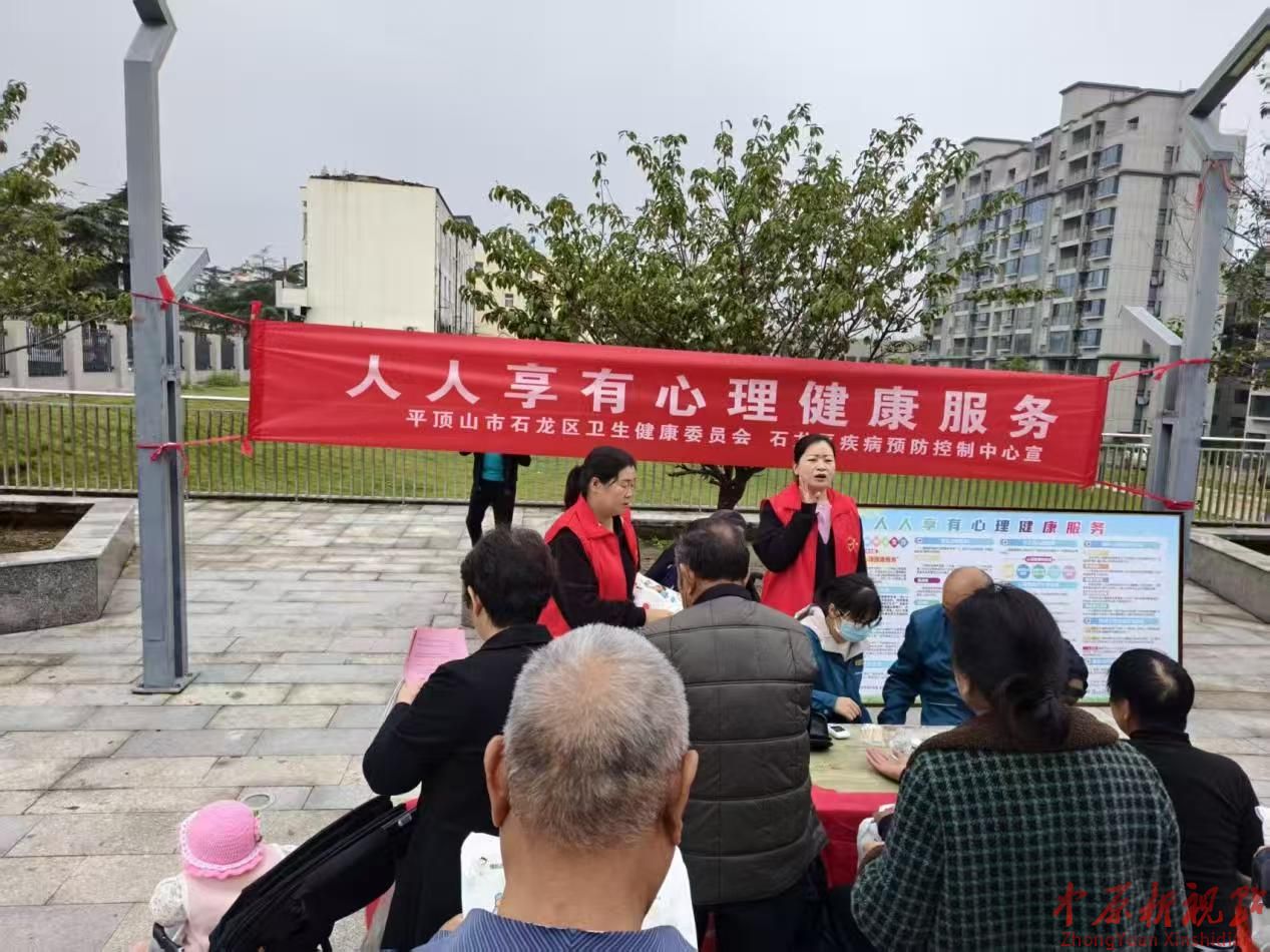 平頂山市石龍區： 組織開展“世界精神衛生日”宣傳活動