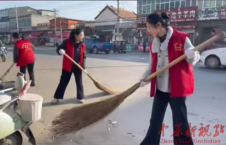 葉縣馬莊回族鄉開展全鄉路面清潔專項活動